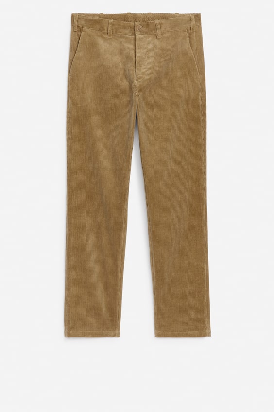 HM Gerade geschnittene Chinohose aus Cord Bis zu 50% Rabatt