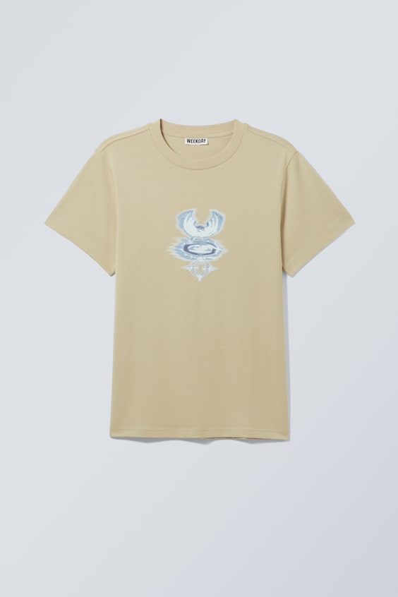 HM Kastiges T-Shirt mit Grafikprint Bis zu 65% Rabatt