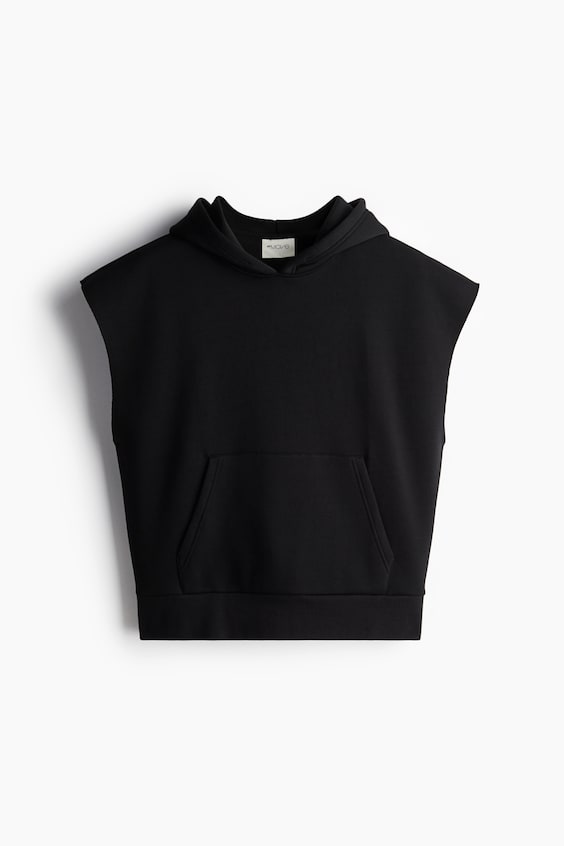 HM Ärmelloser Sport-Hoodie in Loose Fit Super Rabatt