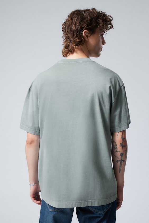 HM Schweres Oversized-T-Shirt Riesige Rabatte