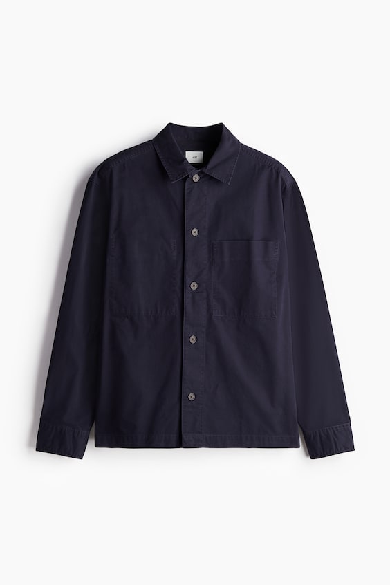 HM Overshirt aus Twill in Regular Fit Kostenloser Versand international
