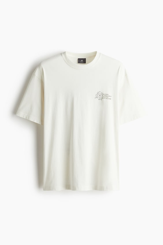 HM Bedrucktes T-Shirt in Loose Fit Angebote