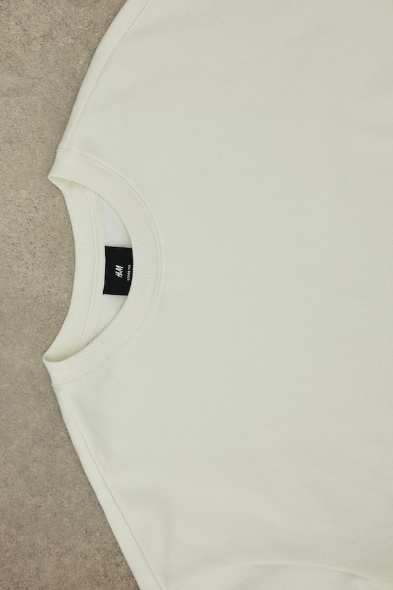 HM Sweatshirt in Loose Fit Fabrikverkauf