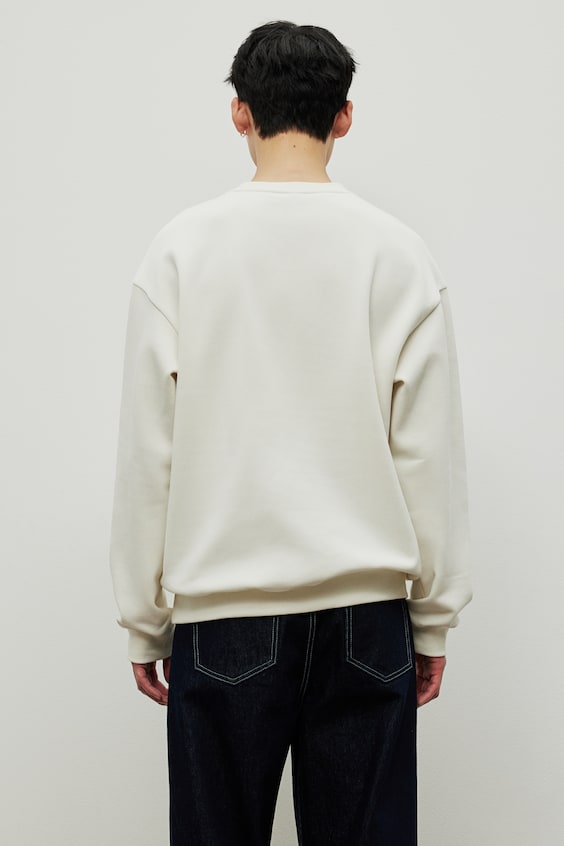 HM Sweatshirt in Loose Fit Fabrikverkauf