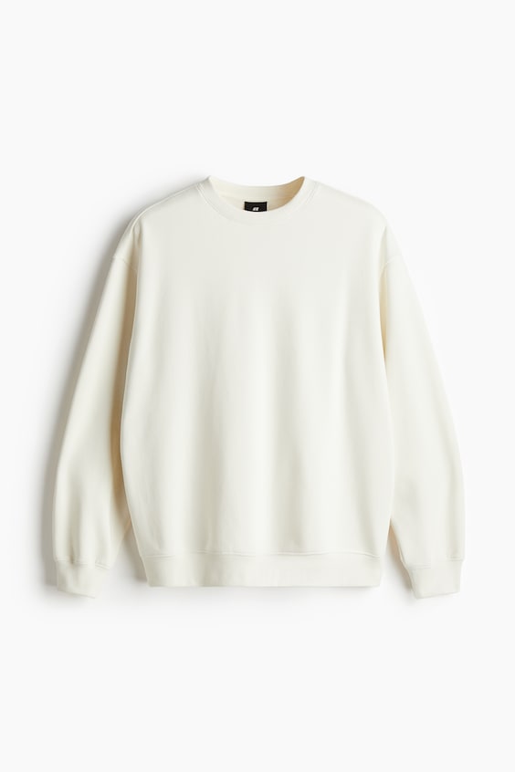 HM Sweatshirt in Loose Fit Fabrikverkauf