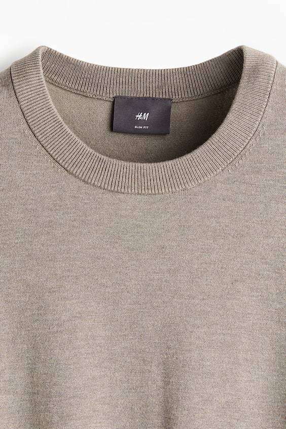 HM Feinstrickpullover Slim Fit Sonderangebot