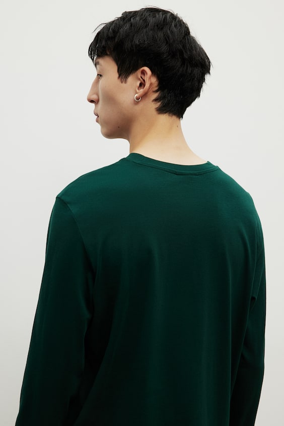 HM Jerseyshirt in Regular Fit Rabatt