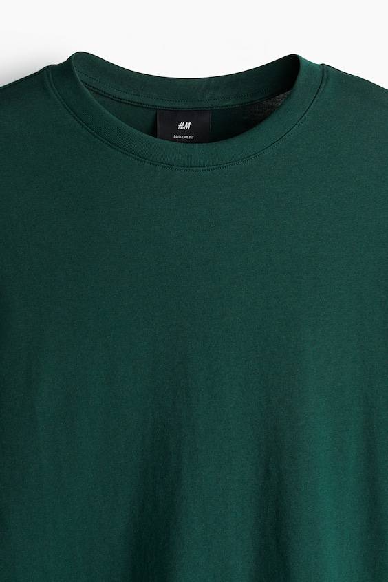 HM Jerseyshirt in Regular Fit Rabatt