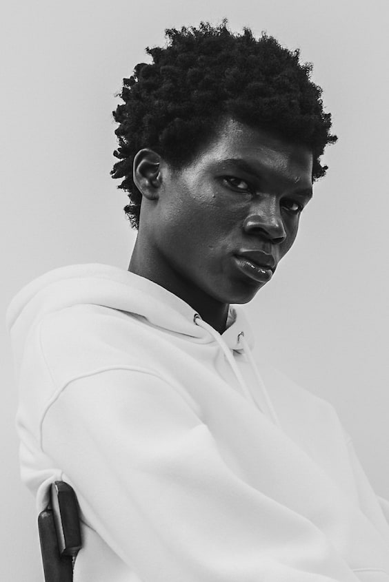 HM Hoodie in Loose Fit Flash Sale