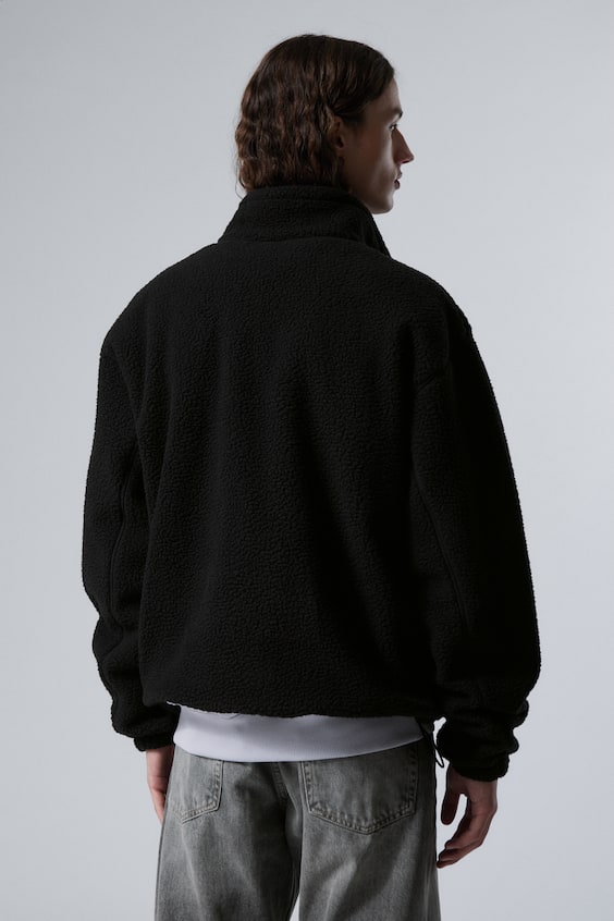 HM Fleece-Pullover mit Half-Zip Preisnachlass