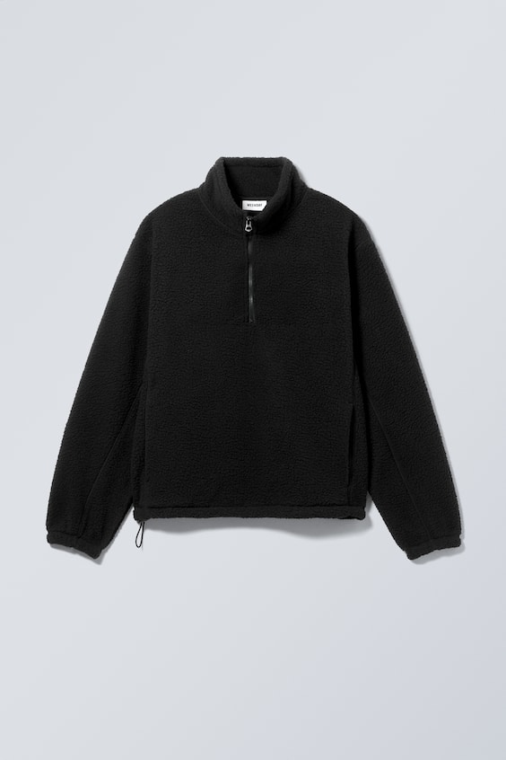 HM Fleece-Pullover mit Half-Zip Preisnachlass