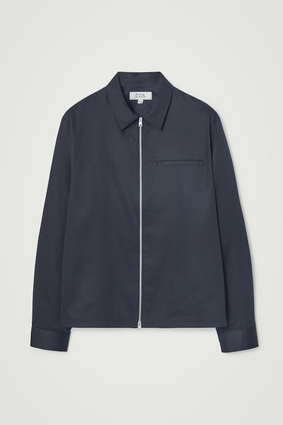 HM HEMDJACKE AUS TWILL MIT REISSVERSCHLUSS Exklusive Angebote