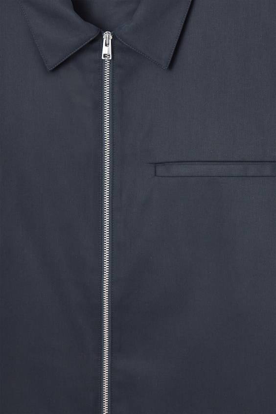 HM HEMDJACKE AUS TWILL MIT REISSVERSCHLUSS Exklusive Angebote
