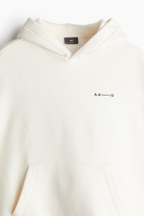 HM Bedruckter Hoodie in Oversized Fit Wochenangebot