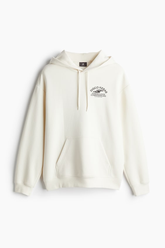 HM Bedruckter Hoodie in Oversized Fit Nur für heute