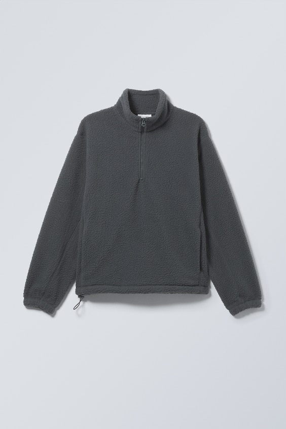 HM Fleece-Pullover mit Half-Zip Sonderangebot der Fabrik