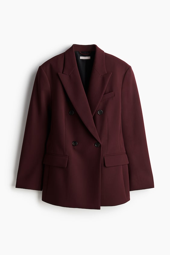 HM Zweireihiger Sanduhr-Blazer Riesige Rabatte