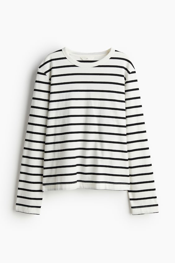 HM Shirt aus Baumwolljersey Kostenloser Versand