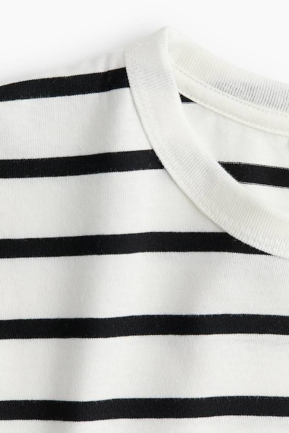 HM Shirt aus Baumwolljersey Kostenloser Versand