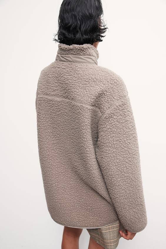 HM Jacke aus Teddyfleece Top Angebot