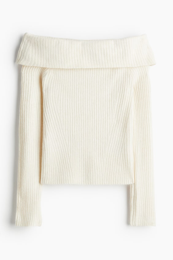 HM Schulterfreier Pullover Zeitlich begrenztes Angebot