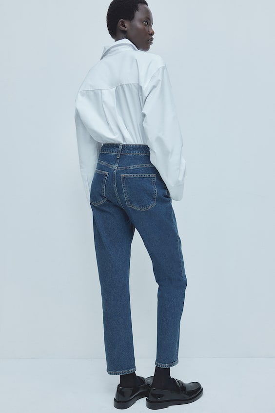 HM Slim Mom High Ankle Jeans Blitzangebot