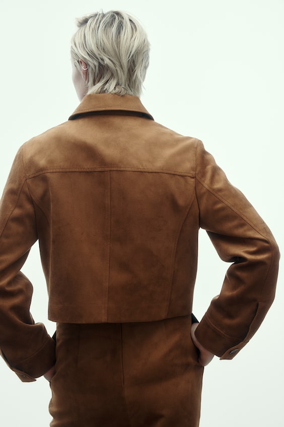 HM Jacke aus einem angerauten Stoff Räumungsverkauf