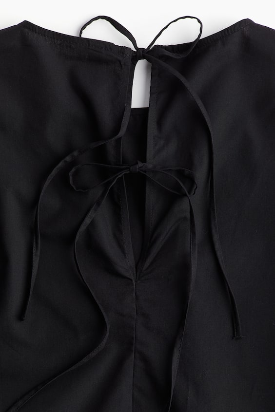 HM Baumwollbluse mit Bindedetail Kauf eins, bekomm eins gratis