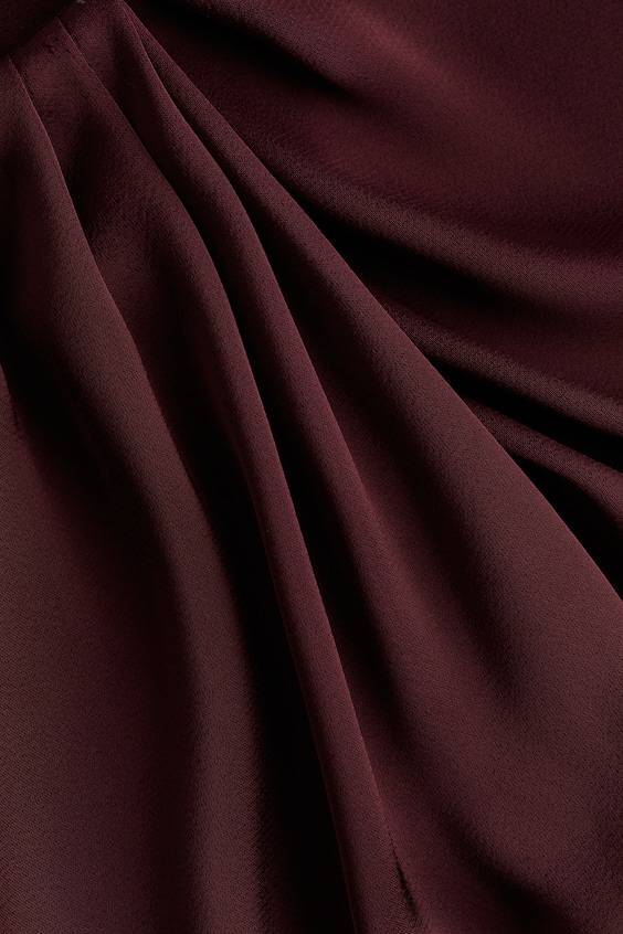 HM Satinbluse mit Faltendetail Riesige Ersparnisse
