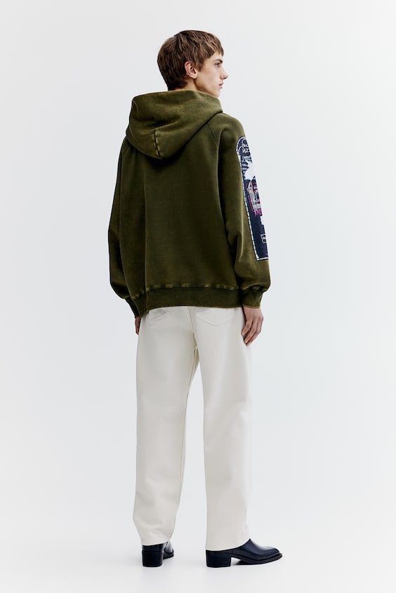HM Baumwoll-Hoodie in Oversized Fit Letzte 2 Tage