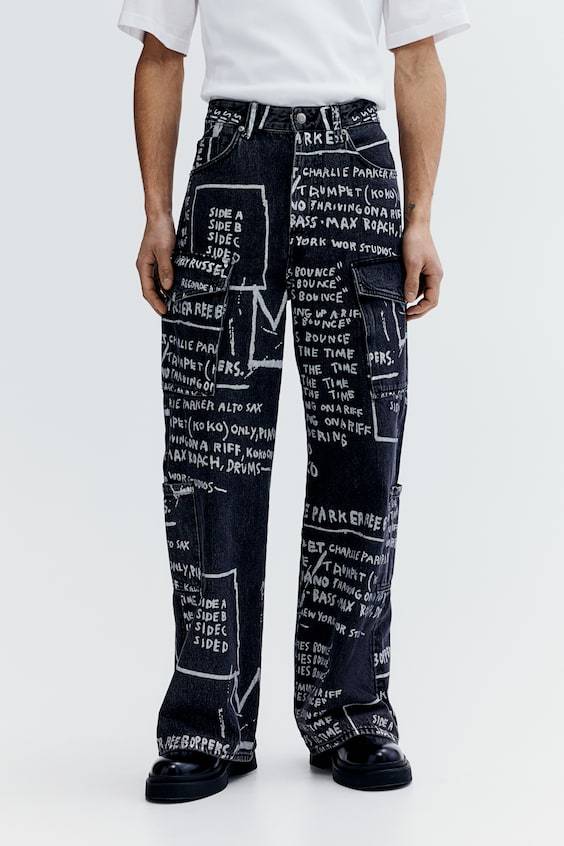 HM Bootcut Loose Cargo Jeans Speichern exportieren