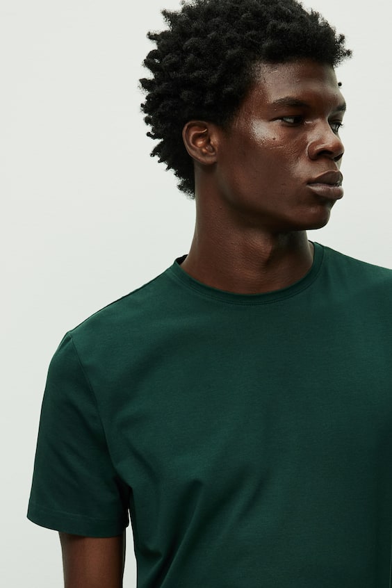 HM T-Shirt in Slim Fit Auslauf