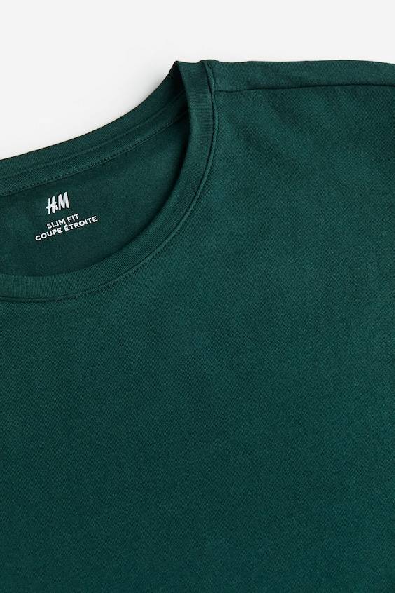 HM T-Shirt in Slim Fit Auslauf