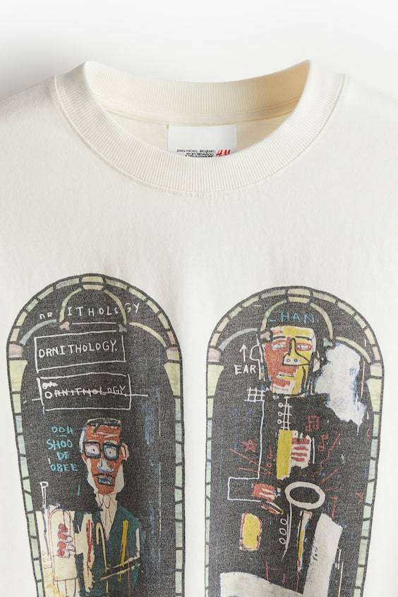 HM Langarmshirt aus Baumwolle in Oversized Fit Verkauf