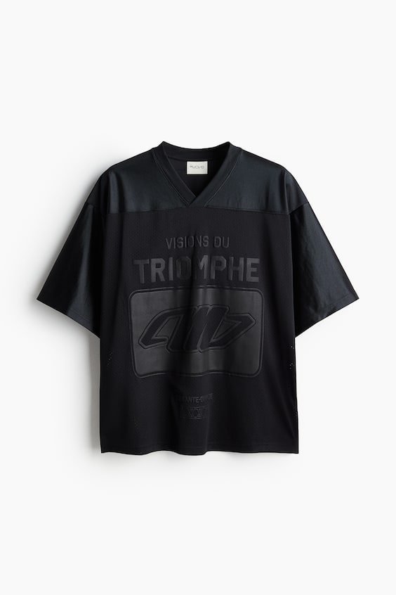 HM Loose Fit Printed sports top in DryMove™ Hotsell