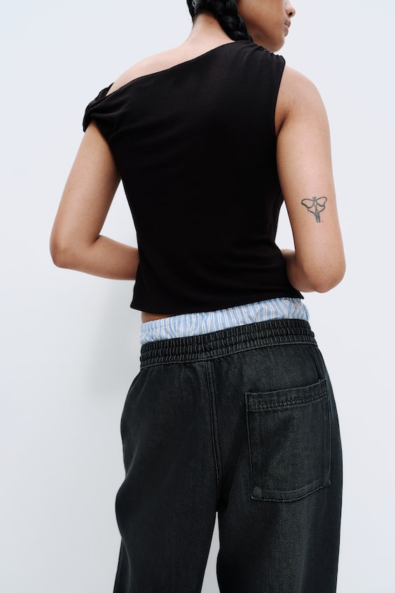 HM Schlupfhose aus Denim Schlussverkauf