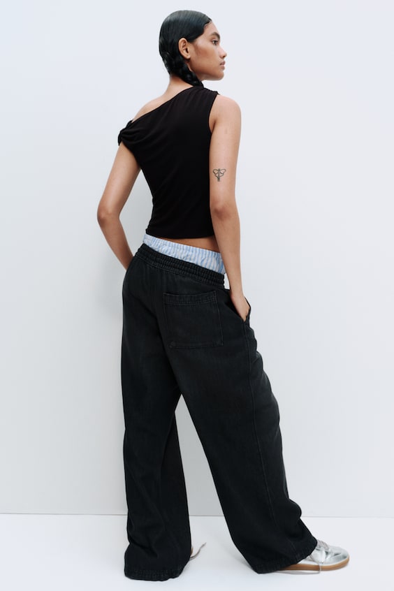 HM Schlupfhose aus Denim Schlussverkauf