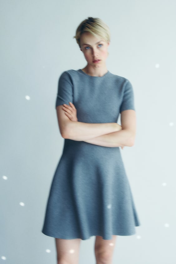 HM Ausgestelltes Kleid Kostenloser Versand