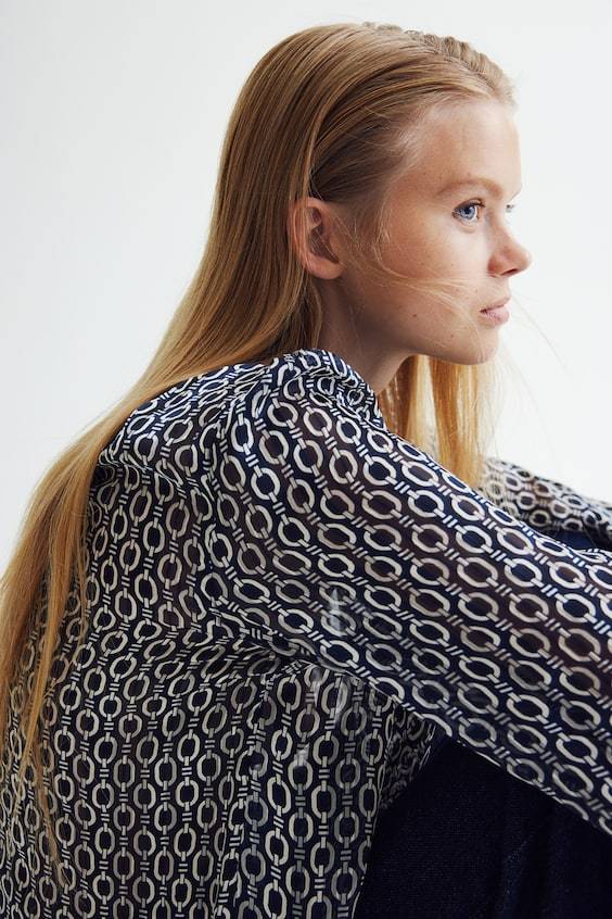 HM Gemusterte Bluse Fabrik Onlineshop