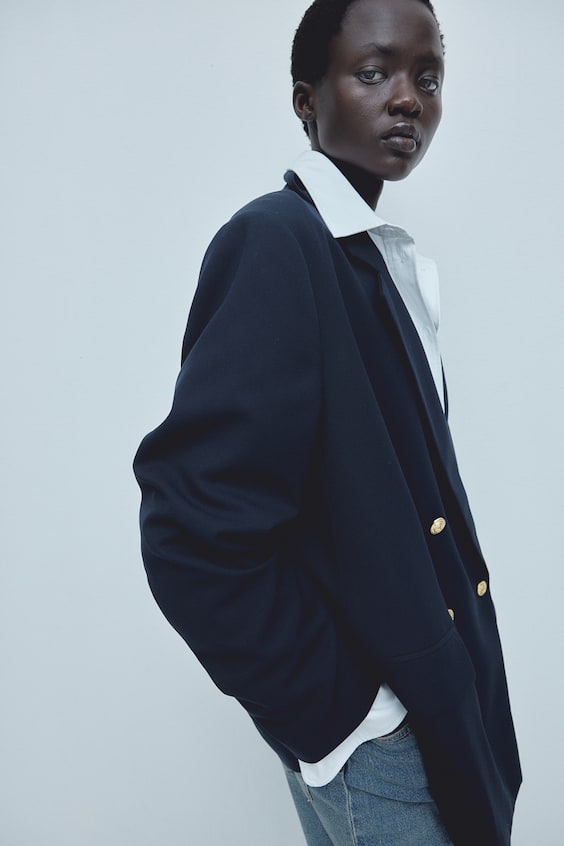 HM Zweireihiger Blazer Großer Ausverkauf