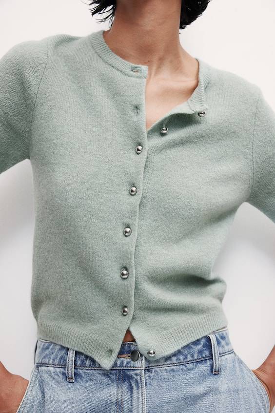HM Gestrickter Cardigan Saisonschlussverkauf