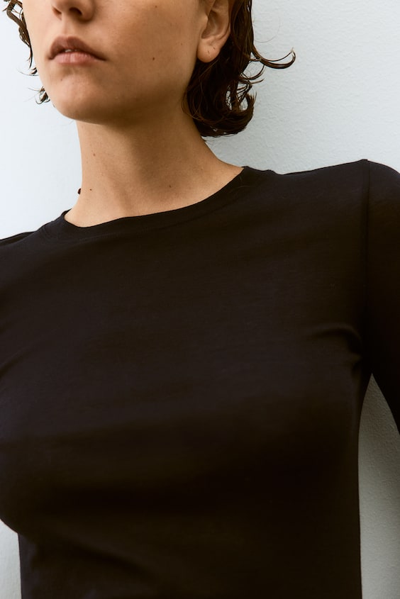 HM Jerseyshirt aus Pima-Baumwolle Muttertagsangebot