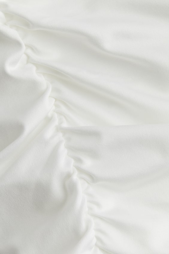 HM Schulterfreier Body mit Raffungen VIP-Rabatte