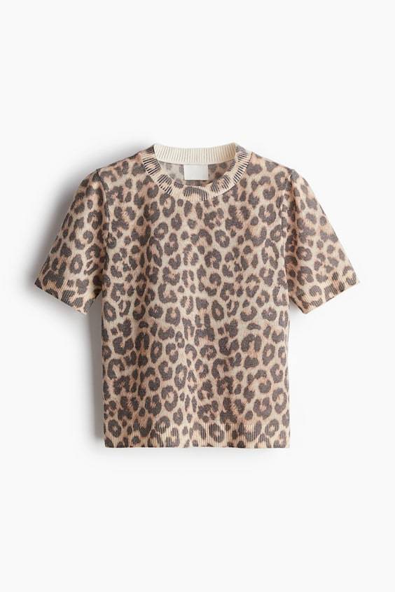 HM T-Shirt aus Feinstrick Tiefpreis
