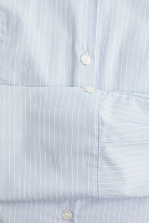 HM Taillierte Bluse mit Schulterpolstern Kostenloser Versand international