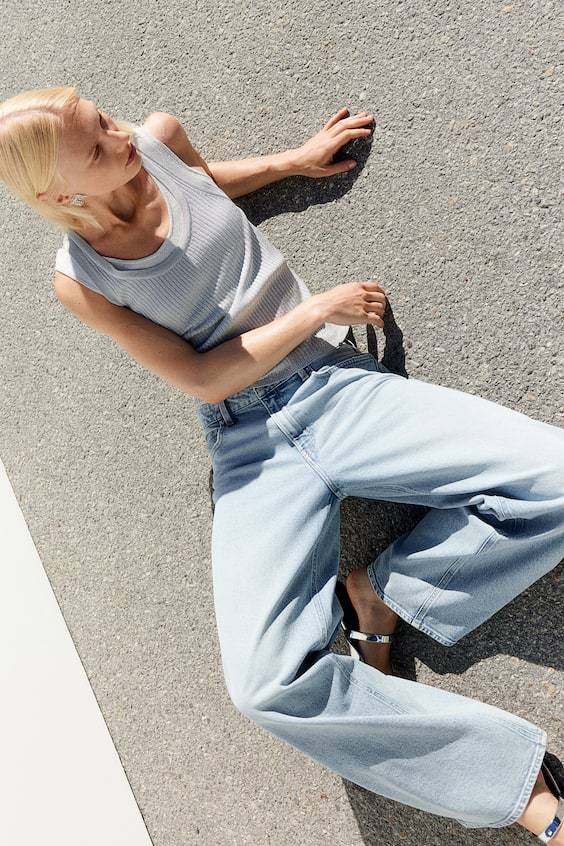 HM Wide jeans im Angebot
