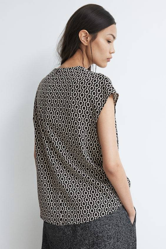 HM Draped blouse Blitzverkäufe