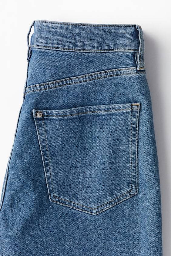HM Slim Straight High Ankle Jeans Kostenloser Versand