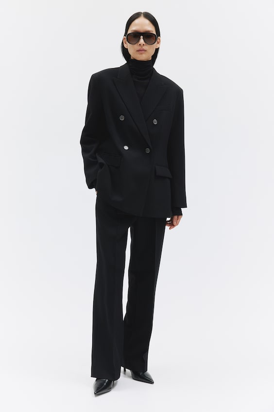 HM Zweireihiger Sanduhr-Blazer Rabatt