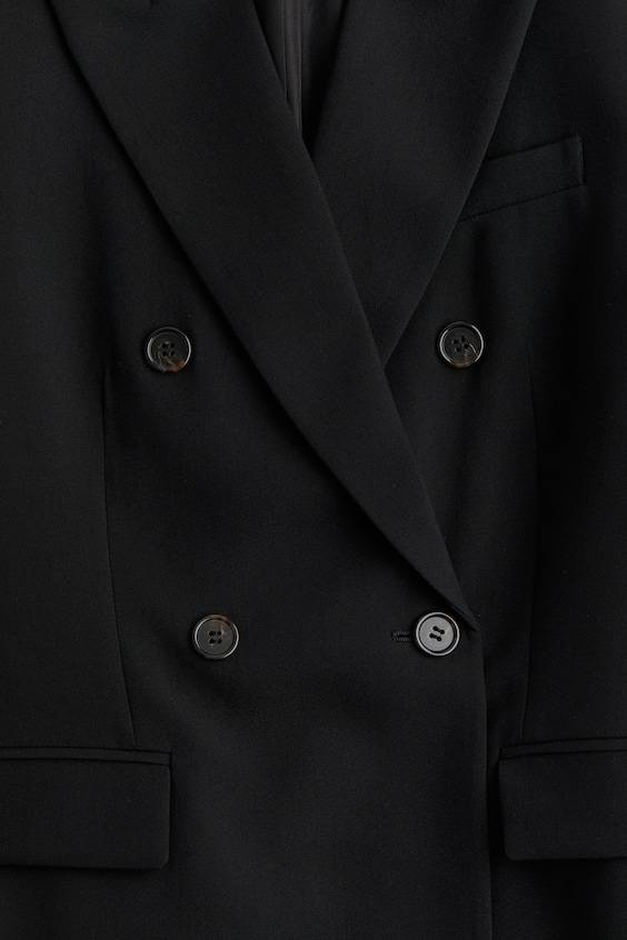 HM Zweireihiger Sanduhr-Blazer Rabatt